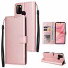 For Infinix Hot 10 Lite 3 Card Slots Multifunctional Leather Phone Case(Rose Gold) - 1