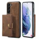 For Samsung Galaxy A54 5G / A54 4G JEEHOOD Retro Magnetic Detachable Protective Phone Case with Wallet & Card Slot(Brown) - 1