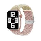 Nylon Braided Stitching Buckle Watch Band For Apple Watch Ultra 49mm / Series 8&7 45mm / SE 2&6&SE&5&4 44mm / 3&2&1 42mm(Starlight Colorful Starlight) - 1