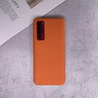For Huawei Nova 7 Shockproof Frosted TPU Protective Case(Orange) - 1
