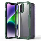 For iPhone 14 Plus Four-corner Glossy Shockproof Phone Case(Green) - 1