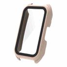 For Keep Band B4 PC Integrated Tempered Film Watch Case(Pink) - 1