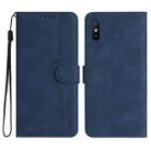 For Xiaomi Redmi 9A/9AT/9i Heart Pattern Skin Feel Leather Phone Case(Royal Blue) - 1