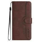 For Xiaomi Redmi Note 8 Heart Pattern Skin Feel Leather Phone Case(Brown) - 2