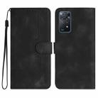 For Xiaomi Redmi Note 11 Pro 4G/5G Global Heart Pattern Skin Feel Leather Phone Case(Black) - 1