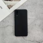 For Huawei P20 Shockproof Frosted TPU Protective Case(Black) - 1