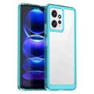 For Xiaomi Redmi Note 12 4G Global Colorful Series Acrylic + TPU Phone Case(Transparent Blue) - 1