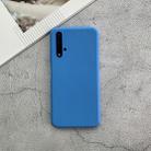 For Huawei Honor 20 Shockproof Frosted TPU Protective Case(Light Blue) - 1