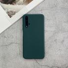 For Huawei Honor 20 Shockproof Frosted TPU Protective Case(Green) - 1