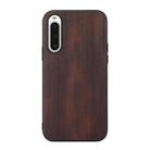 For Sony Xperia 10 V Yellow Cow Texture PU Phone Case(Coffee) - 1