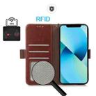 For OPPO Find X6 Pro Crazy Horse Top Layer Cowhide Leather Phone Case(Brown) - 4