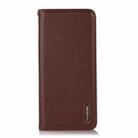 For Xiaomi Redmi Note 12 4G Global KHAZNEH Nappa Top Layer Cowhide Leather Phone Case(Brown) - 2
