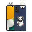 For Samsung Galaxy A54 5G 3D Lying Cartoon TPU Shockproof Phone Case(Panda) - 1