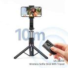 USAMS US-ZB256 Multifunctional Bluetooth Tripod Selfie Stick(Black) - 5