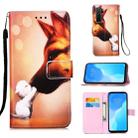 For Huawei nova 7 SE Painting Horizontal Flip Leather Case with Holder & Card Slot & Wallet & Lanyard(Hound Kiss) - 1