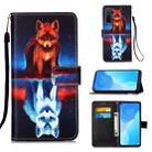 For Huawei nova 7 SE Painting Horizontal Flip Leather Case with Holder & Card Slot & Wallet & Lanyard(Fox) - 1