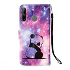 For Huawei P40 Lite E / Y7P Painting Horizontal Flip Leather Case with Holder & Card Slot & Wallet & Lanyard(Panda Baby) - 3