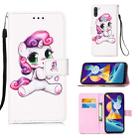For Galaxy A11 / M11 Painting Horizontal Flip Leather Case with Holder & Card Slot & Wallet & Lanyard(Playful Pony) - 1