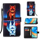 For Xiaomi Redmi Note 9S Painting Horizontal Flip Leather Case with Holder & Card Slot & Wallet & Lanyard(Fox) - 1