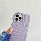 For iPhone 13 Pro Max Shiny Shell Texture Phone Case(Purple) - 3