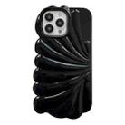 For iPhone 12 Pro Max Shiny Shell Texture Phone Case(Black) - 1