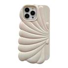 For iPhone 12 Pro Shiny Shell Texture Phone Case(White) - 1