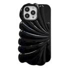 For iPhone 12 Pro Shiny Shell Texture Phone Case(Black) - 1