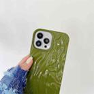 For iPhone 13 Pro Shiny Wrinkle Phone Case(Green) - 3