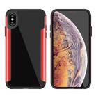 For iPhone XS Max Iron Man Series Metal PC + TPU Protective Case(Red) - 1