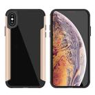 For iPhone XS Max Iron Man Series Metal PC + TPU Protective Case(Gold) - 1