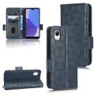 For Samsung Galaxy A23e/A23 5G JP Version Symmetrical Triangle Leather Phone Case(Blue) - 1