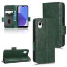 For Samsung Galaxy A23e/A23 5G JP Version Symmetrical Triangle Leather Phone Case(Green) - 1