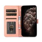 For Samsung Galaxy S21 5G Dual-color Stitching Leather Phone Case(Black Rose Gold) - 4