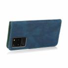 For Samsung Galaxy S20 Ultra Dual-color Stitching Leather Phone Case(Blue Green) - 6