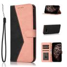 For Samsung Galaxy S10+ Dual-color Stitching Leather Phone Case(Black Rose Gold) - 1