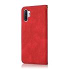 For Samsung Galaxy Note10+ Dual-color Stitching Leather Phone Case(Red Blue) - 3