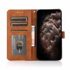 For Samsung Galaxy Note10+ Dual-color Stitching Leather Phone Case(Black Brown) - 4