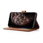 For Samsung Galaxy Note10+ Dual-color Stitching Leather Phone Case(Black Brown) - 5