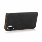 For Samsung Galaxy Note10+ Dual-color Stitching Leather Phone Case(Black Brown) - 6