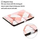 For iPad Air 2 Cross Texture Painted Horizontal  Leather Case with Sleep / Wake-up Function & Card Slot & Holder & Wallet(Pink Marble) - 6