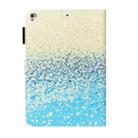 For iPad Pro 9.7 Cross Texture Painted Horizontal  Leather Case with Sleep / Wake-up Function & Card Slot & Holder & Wallet(Blue Sand) - 3