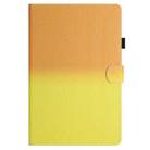For Amazon Kindle Paperwhite 4/3/2/1 Stitching Gradient Leather Tablet Case(Orange Yellow) - 2
