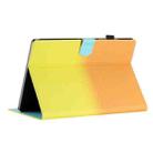 For Amazon Kindle Paperwhite 4/3/2/1 Stitching Gradient Leather Tablet Case(Orange Yellow) - 6