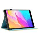 For Amazon Kindle Paperwhite 4/3/2/1 Stitching Gradient Leather Tablet Case(Purple Blue) - 5