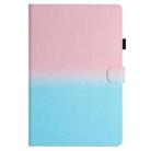 For Amazon Kindle Paperwhite 4/3/2/1 Stitching Gradient Leather Tablet Case(Pink Blue) - 2