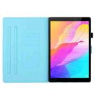 For Amazon Kindle Paperwhite 4/3/2/1 Stitching Gradient Leather Tablet Case(Pink Blue) - 4