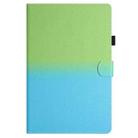 For Amazon Kindle Paperwhite 4/3/2/1 Stitching Gradient Leather Tablet Case(Green Blue) - 2