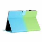 For Amazon Kindle Paperwhite 4/3/2/1 Stitching Gradient Leather Tablet Case(Green Blue) - 6