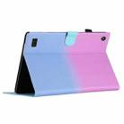 For Amazon Kindle Fire 7 2019 / 2017 / 2015 Stitching Gradient Leather Tablet Case(Purple Blue) - 6
