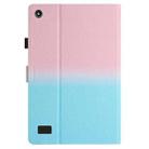 For Amazon Kindle Fire 7 2019 / 2017 / 2015 Stitching Gradient Leather Tablet Case(Pink Blue) - 3